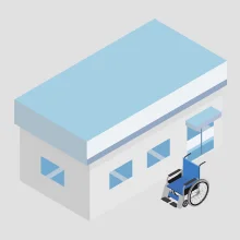 老人ホームの全体イメージイラスト